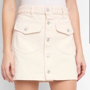 NWOT Revolve Tularosa ‘Madelyn’ Button Down Mini Skirt size 28
